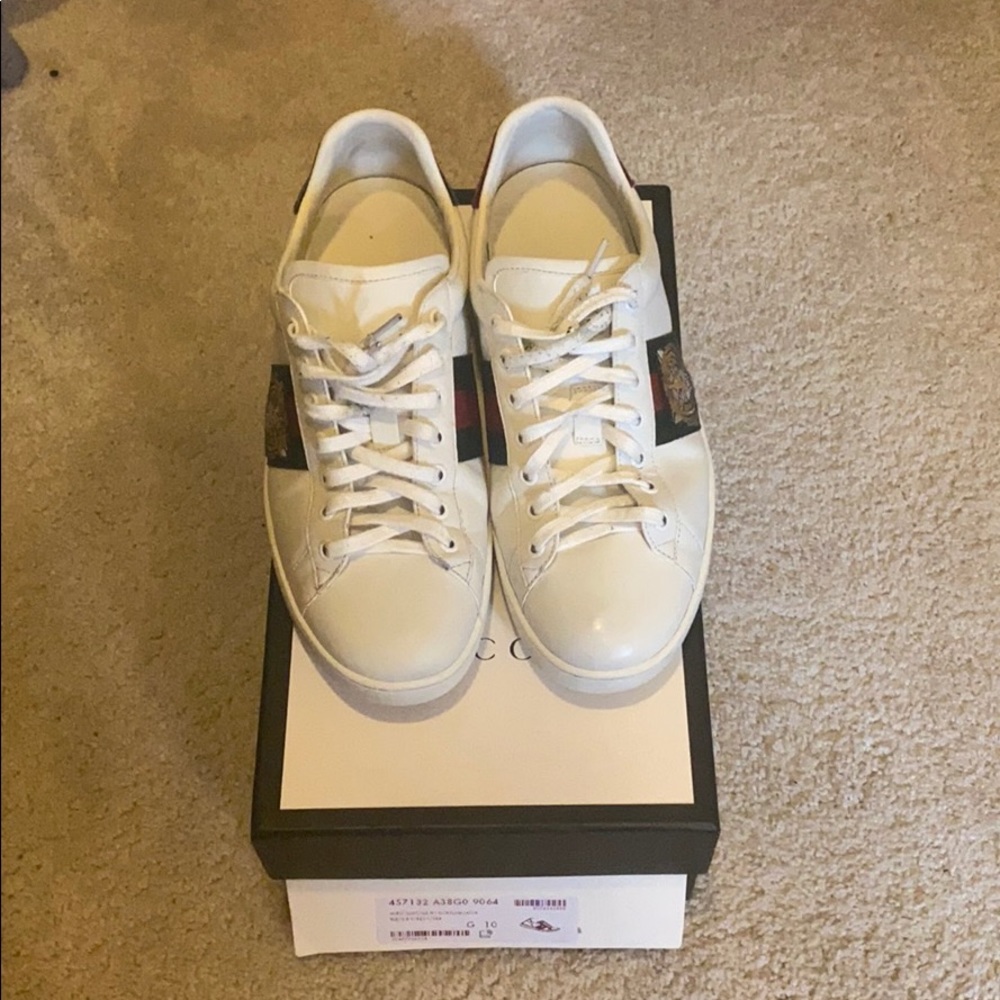 Gucci Ace tiger Size 10